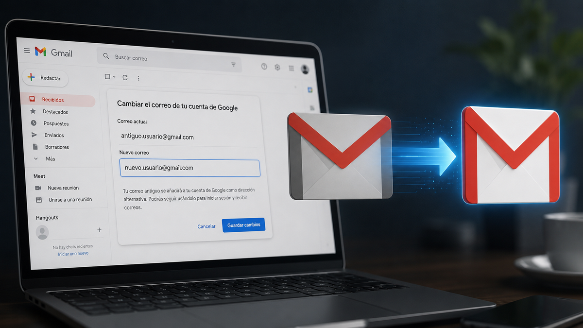 Cambiar la dirección de Gmail ya es posible: lo que debes revisar antes de hacerlo