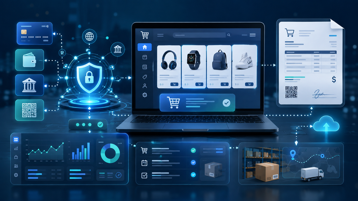 Comercio electrónico: pagos, pasarelas, gestión y factura electrónica