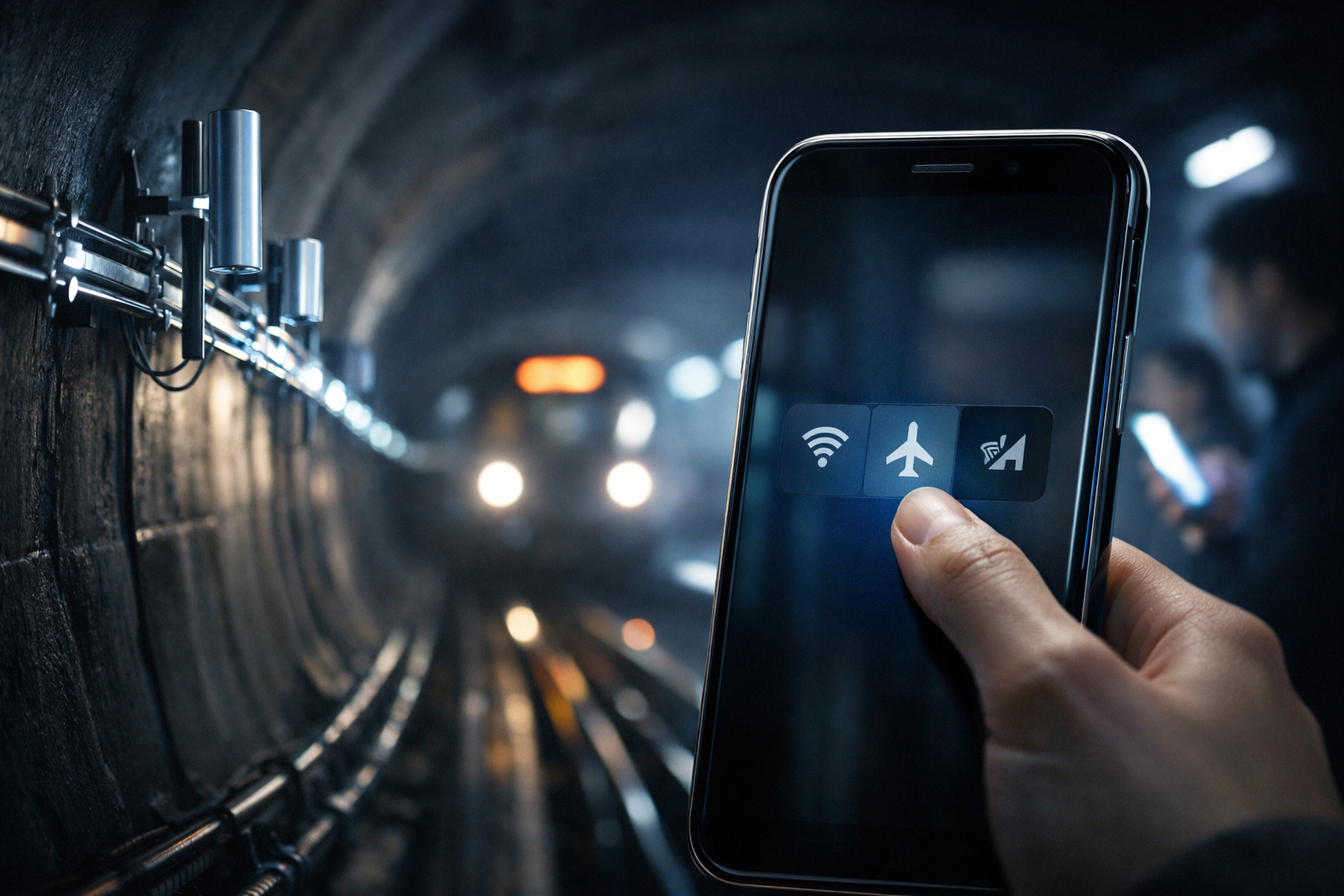 ¿Sirve poner el modo avión al perder cobertura en el Metro?