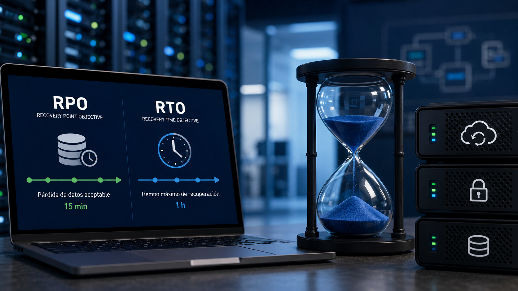 RPO y RTO: las dos métricas que convierten un backup en continuidad de negocio