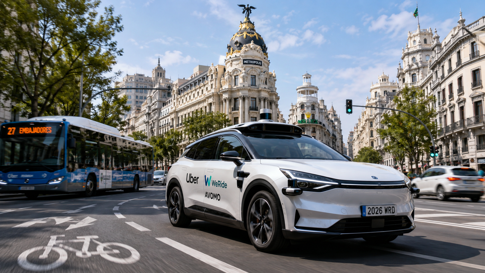 Robotaxis en Madrid