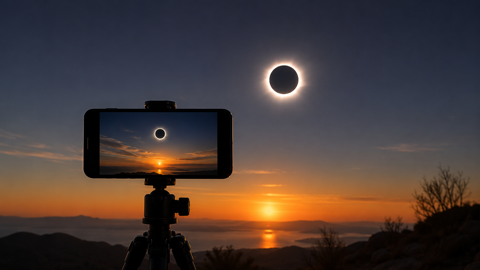 Cómo fotografiar el eclipse solar de 2026 con el móvil: ajustes, filtros y riesgos para la cámara