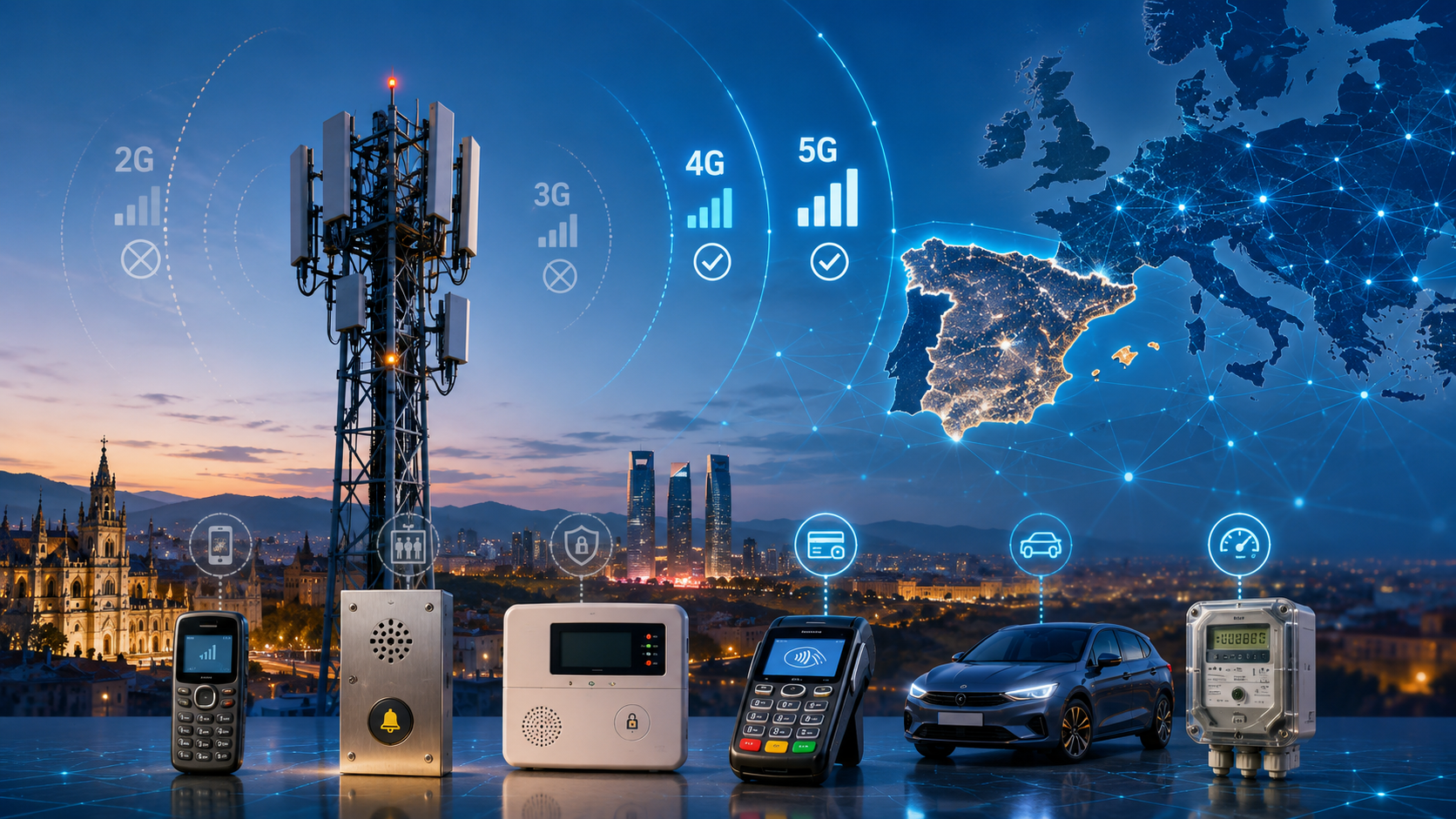 Europa acelera el apagado del 2G y 3G: qué ocurrirá en España