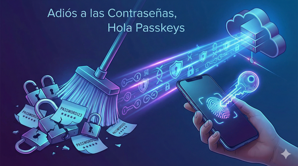 Adiós a tu contraseña favorita: Por qué el futuro (y tu salud mental) pasa por las Passkeys 🔑