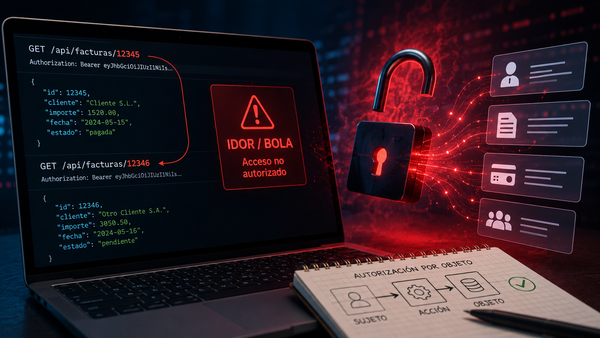 IDOR y BOLA: el fallo de autorización que puede exponer una API entera