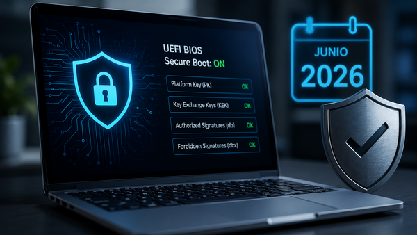 Secure Boot 2026: el aviso silencioso que puede dejar millones de PC con seguridad degradada